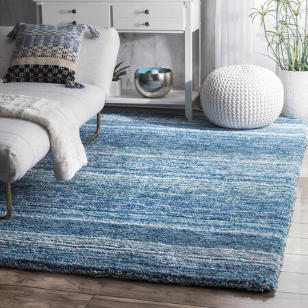 Nuloom Drey Striped Shag Area Rug 5ft x 8ft HJZOM1F-508